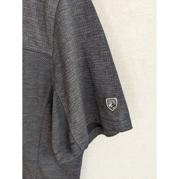 Kuhl Performance Shirt Mens XL Gray Short Sleeve Athletic Breathable Hiking - Picture 2 of 9